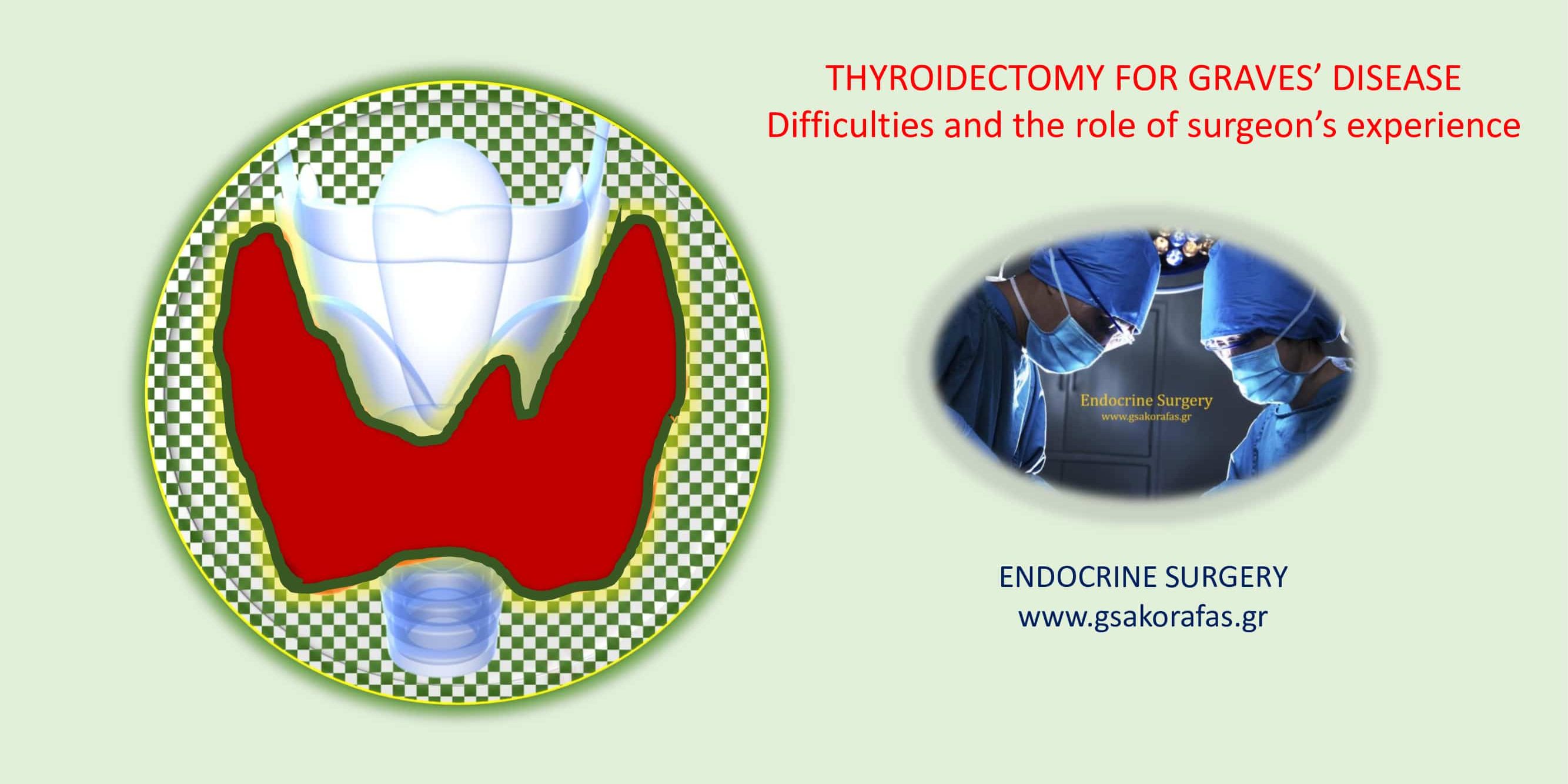 Thyroidectomy in patients with Graves disease technical challenges
