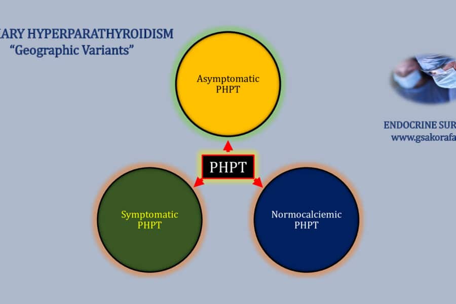 Πρωτοπαθής υπερπαραθυρεοειδισμός - Γεωγραφικές παραλλαγές της νόσου