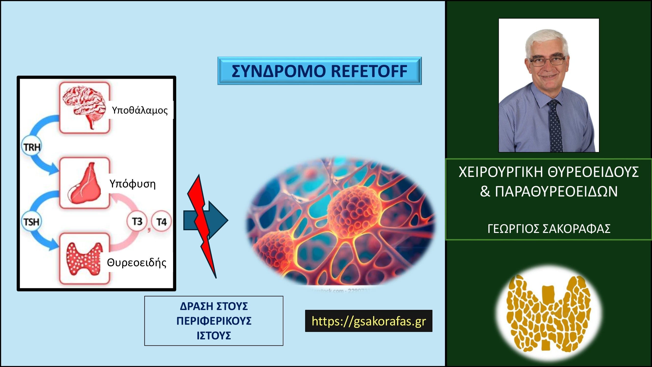 Θυρεοειδής και σύνδρομο Refetoff (Σύνδρομο αντίστασης στις θυρεοειδικές ορμόνες )